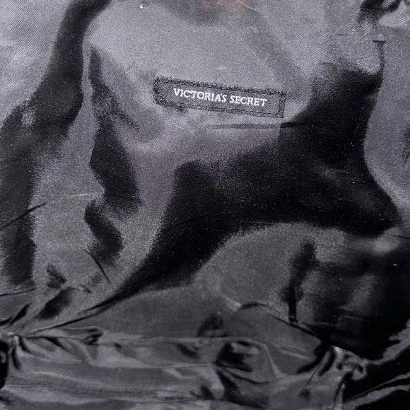 Y2K Victoria’s Secret Print Tote Bag Vintage Purse Handbag Makeup Travel PINK - Picture 6 of 10